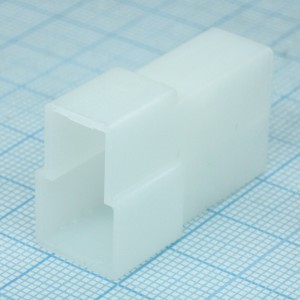 180908, Корпус разъема FASTIN-FASTON 6.3, розетка, 2 PIN, Matrix