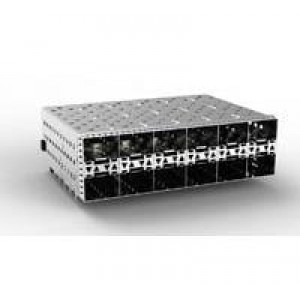 2007562-5, Соединители для ввода/вывода SFP+assy 2x6 4 LP Sn Spring Fingers