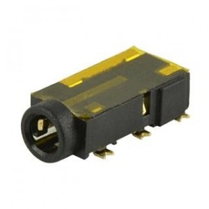 SJ2-25964B-SMT-TR, Телефонные разъемы 2.5mm gold terminal 4conductr Tip switch