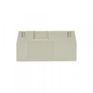 Боковая крышка AP WTP 1,5, Крышка боковая, для клемм WTP 1,5..., цвет: серый