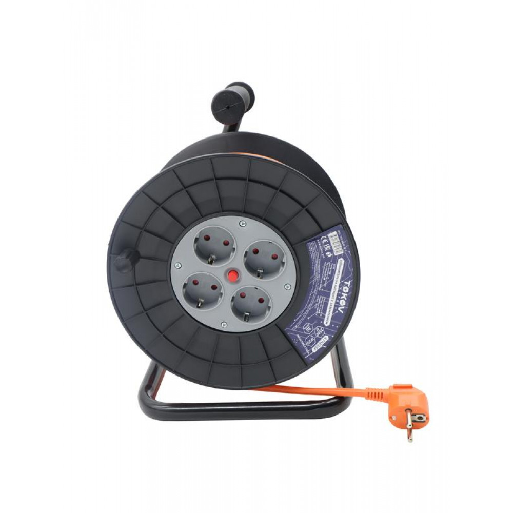 Изображение товара Удлинитель на катушке 4х30м с заземл. 16А IP20 3х1.5 TKE-SK30-15-Z