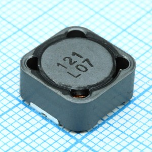 CDRH125NP-121MC, Силовая SMD индуктивность 120мкГн ±20% 1.1A 0.17Ом c магнитным экраном