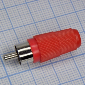 RCA 4001 R(4007), RCA штекер кабельный, разъем типа 