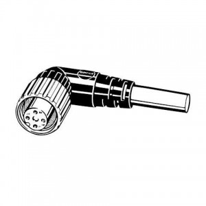 XS2F-M12PVC4A2M, Specialized Cables PVC 2M Cable 4Core M12 Angled Socket