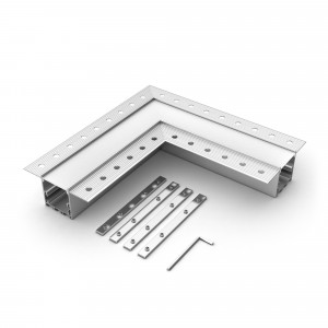 Угол SL-LINIA32-FANTOM 030097, Угловой соединитель в сборе для профиля SL-LINIA32-FANTOM. В комплекте угол с экраном, соединители, винты, шестигранный ключ.