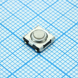 B3SN3112P, Кнопка тактильная миниатюрная SMD (6*6*3.1) с загнутыми выводами 1.6Н