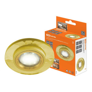Светильник встраиваемый СВ 03-03 MR16 50Вт G5.3 жёлтый/золото SQ0359-0050
