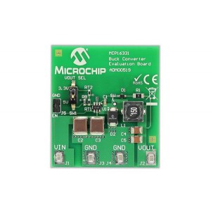 ADM00519, Средства разработки интегральных схем (ИС) управления питанием MCP16331 Buck Converter Eval Board