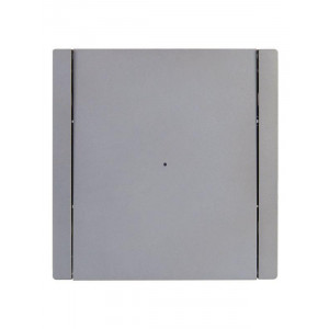 FORTE&PIANO Выключатель 1-клавишный с индикацией 10А FP502 сталь IEK FP-V10-1-10-1-K46