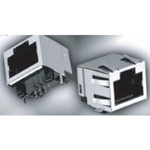 GWX-S3-88, Модульные соединители / соединители Ethernet TH,R/A,8P,8CONTACTS SHIELDED