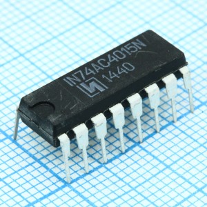 ЭКР1554ИР46, 2 х 4-хразрядных сдвиговых регистра,