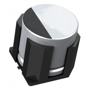 EEEFK1E101AP, Конденсатор алюминиевый электролитический 100мкФ 25В ±20% (8 X 6.2мм) для поверхностного монтажа 300мА 2000час 105°С автомобильного применения лента на катушке