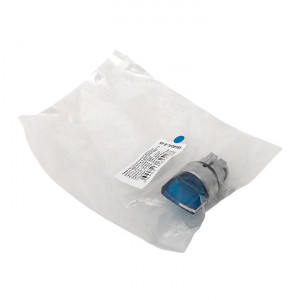 Исполнительный механизм переключателя ХB4 синий на 3 положения возвратный без фиксации, с подсветкой с короткой ручкой IP65 EKF XB4BD3L-B-65