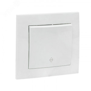 Переключатель проходной 1-кл. СП Валенсия 10А IP20 бел. PROxima EWV10-025-10