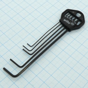 Набор шестигранников 352 HM5B, Набор пять Г-образных ключей для винтов и болтов с внутренним шестигранником