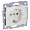 Розетка 1-м СП Valena 16А IP21 2P+E с заземл. защ. шторки немецк. стандарт механизм бел. (DIY-упак.) IEK 694269