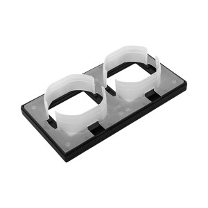 2 - местная рамка, IP44, ч-рная, пластик Эпика EKF UP1-FPB-02-44