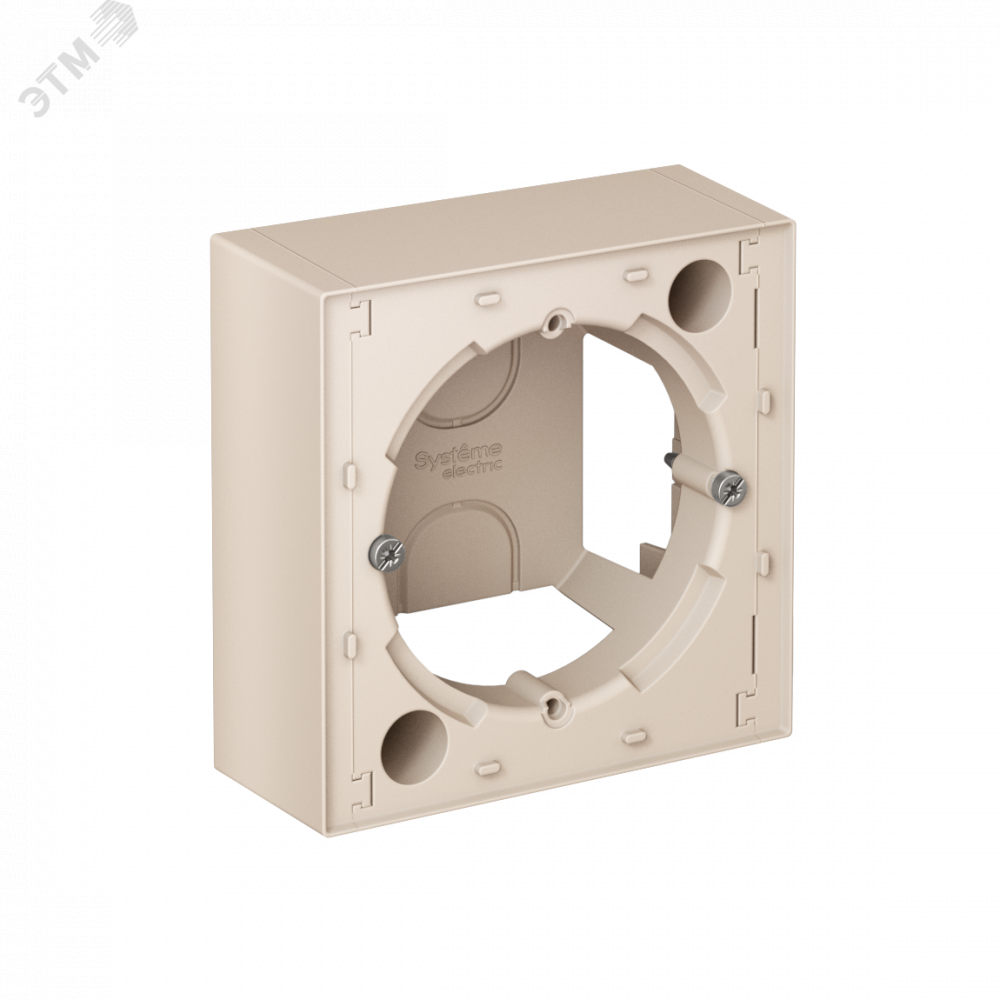 Изображение товара Коробка наружного монтажа AtlasDesign бежевый SYSTEME ELECTRIC