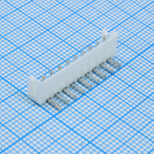 DS1069-01-9MRW6, Разъем штыревой однорядный угловой на плату 9 контактов, шаг 2,5мм