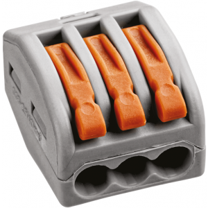 Клемма монтажная NTC-R-3 с рычагом (уп.50шт) 71290