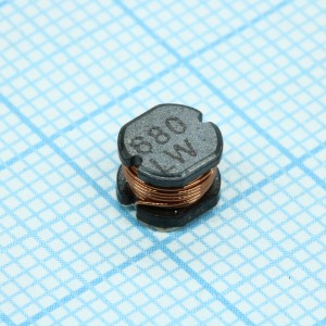 CD54NP-680KC, Силовая SMD индуктивность 68мкГн ±10% 0.61A 0.46Ом без магнитного экрана
