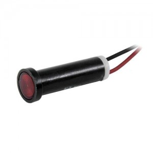 44W-NKR120-CRO, Светодиодные панельные индикаторы Wire Leads Flush Red 120VAC