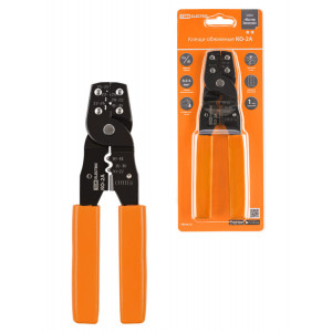Клещи обжимные КО-2А, обжим неизолированных автоклемм 0,5-6 мм, "МастерЭлектрик" SQ1001-0013