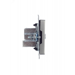 BRITE Розетка TV проходная РТВ10-0-БрС сталь BR-A10-P-K46