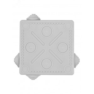 Распаячная коробка ОП 100х100х55мм, крышка, IP54, 8вх. SQ1401-0113