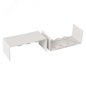 Соединитель (100х40) (2 шт) белый EKF-Plast