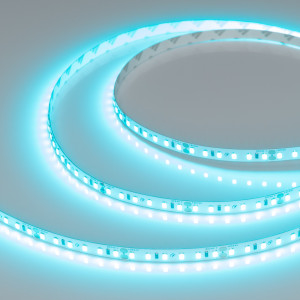 Лента RT-A120-8mm 24V Mint Blue (9.6 W/m, IP20, 5m) 043382(1), Светодиодная лента RT-A120, открытая. Светодиоды 2835, 120 шт/м (600 шт на 5 м), белая плата, ширина 8 мм, скотч 3M. Цвет БИРЮЗОВЫЙ, угол 120°. Питание 24V, мощность 9.6 Вт/м (48 Вт на 5 м). Размеры 5000x8x1.5 мм. Мин. отрезок 50 мм, 6 светодиодов. Цена з