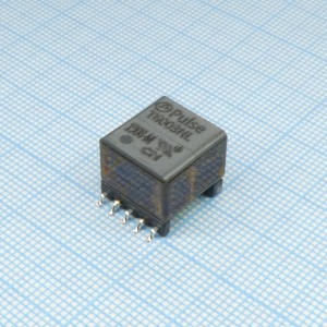 T6003NLT, Audio Transformer 1:1 1500Vrms 55Ohm Prim. DCR 70Ohm Sec. DCR 10Term. Gull Wing SMD