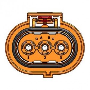 ELP3Y02, Автомобильные разъемы Plug 3 Pole 4.0mm Key Y