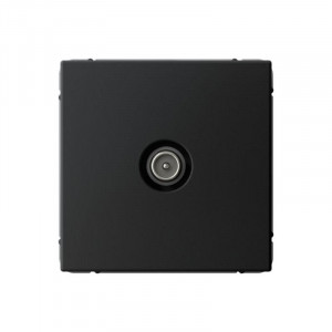 ARTGALLERY TV ТВ розетка оконечная 1DB, механизм, карбон GAL001091