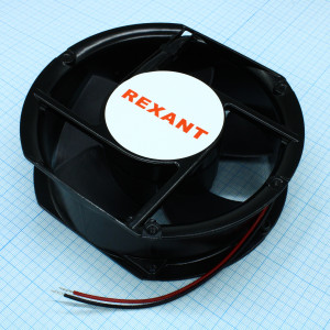 RX 17250HB 24 VDC, Вентилятор 24В 172х150x50 2400 об/мин, 270.4м3/час, 47дБ, подшипник скольжения, тип вывода - провод