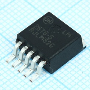 LM2575D2T-5G, Преобразователь постоянного тока понижающий вход 4.75...40В выход 5В 1А 6-Pin(5+Tab) D2PAK туба