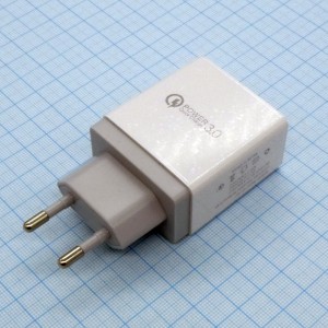 POWER Quick Charger 3.0, сетевой блок питания на один USB разъём