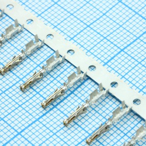 462350001, Контакт, Micro-Fit 3.0™, Серия 43030, Гнездо, Обжим, 20-24 AWG рейка