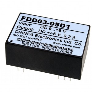 FDD03-05D1, Преобразователь DC/DC, на печатную плату,  2 Вт