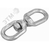 Вертлюг петля-петля D8, оцинкованная сталь CM633008