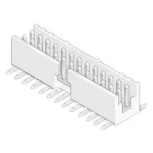 98424-G52-06ALF, Соединитель защищенный 6 контакт(-ов) 2мм луженый прямой для поверхностного монтажа серия Minitek® лента на катушке