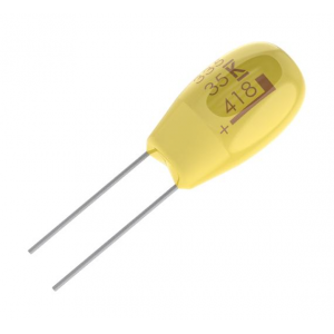 T350A105K035AT7301, Конденсатор танталовый радиальный 35 В; 1 мкФ; ±10%; -55°C…+125°C