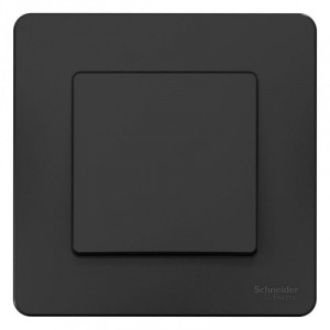 Выключатель 1-кл. СП Blanca 10А IP20 (сх. 1) 250В антрацит SE BLNVS010106