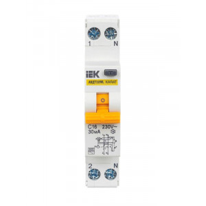 Выключатель автоматический дифференциального тока C 16А 30мА тип A АВДТ32ML KARAT MVD12-1-016-C-030-A