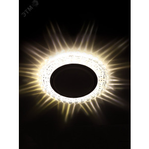 DK LD38 SL Светильник декор cо светодиодной подсветкой GX53, зеркальный (30/720) Б0037392