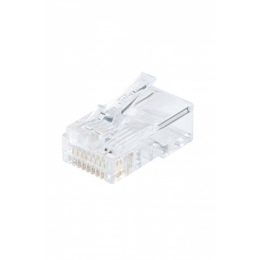 Изображение товара Разъем RJ45 8P8C кат.5E UTP PLUG-8P8C-U-C5-100 для ож и мж кабеля 49377 Изображение товара Разъем RJ45 8P8C кат.5E UTP PLUG-8P8C-U-C5-100 для ож и мж кабеля 49377