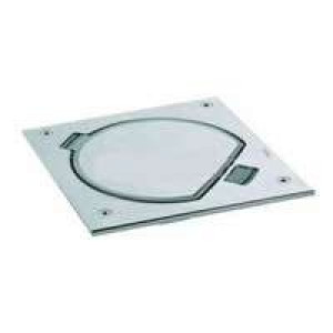 Основа с крышкой на защелке KGE без роз. K45 нерж. сталь Connect KSE0-23-72, Влагостойкая основа на 1 механизм K45 (пустышка), IP66, сталь