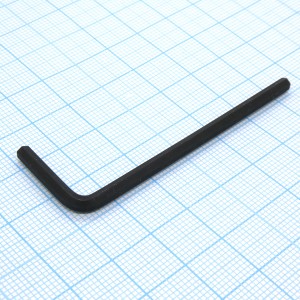 Шестигранник 350  SW 3,  шестигранник, форма С 6.3, выполнен из высококачественной хромованадиевой стали, полная закалка.