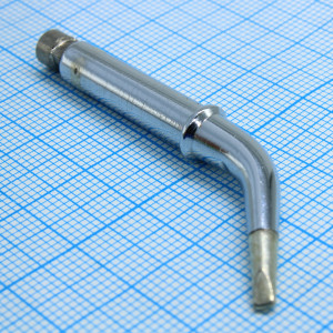 CT5BX7 soldering tip 2.4mm, Паяльное жало для паяльника W 61, 2.4мм наклонный клин 370°С