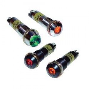 609-1212-130F, Светодиодные панельные индикаторы GREEN DIFFUSED